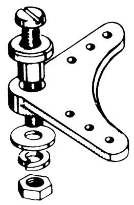 90 Degree Nylon Bellcrank Assembly (QTY/PKG: 2 )