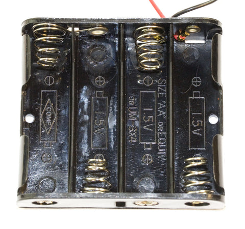 Battery Holder for 4 AA Batteries