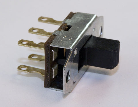 Slide Switch: DPDT, Standard Size