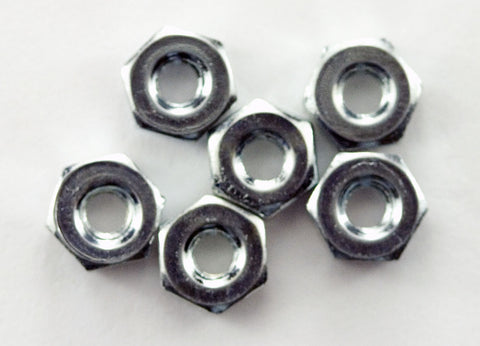 4-40 Machine Hex Nut (Pack of 6)