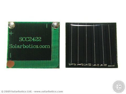 Small Solar Cell 24 x 22mm, 3.4V, 12mA