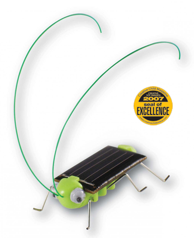 Frightened Grasshopper Mini Solar Robot Kit
