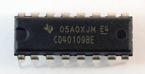 CMOS Quad Low-To-High Voltage Level Shifter