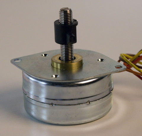 12 Volt Unipolar Stepper Motor w/ Short Leadscrew