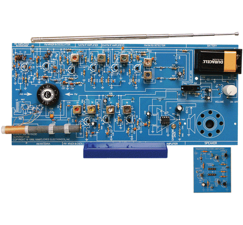 AM/FM Radio Electronic Kit (Combo IC & Transistor)