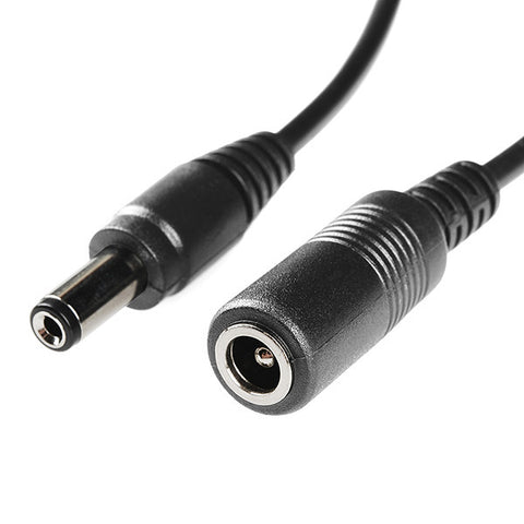 Barrel Jack Extension Cable - M-F (6 ft)