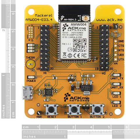 ACKme Mackerel - WiFi Dev Board