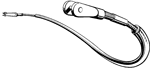 Engine Control Flex-Cable 20" Assembly (QTY/PKG: 1 )