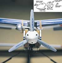 2" Three Blade Spinner White (QTY/PKG: 1 )