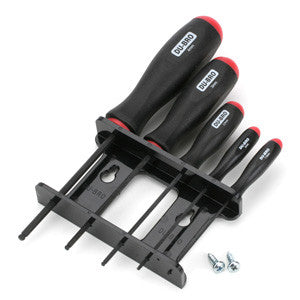 5 Piece Metric Ball Driver Set w/holder (QTY/PKG: 1 )