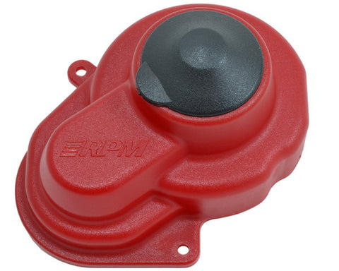 Red Sealed Gear Cover for the Traxxas e-Rustler, e-Stampede, Bandit & Slash 2wd