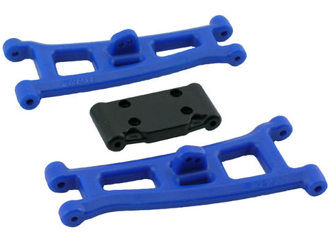 Assoc. SC10GT, GT2, T4* & SC10* Front A-arms Blue