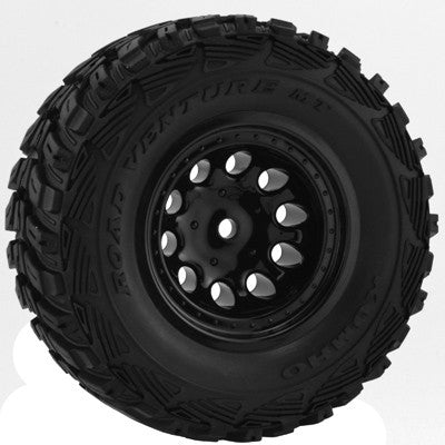 Black Revolver Short Course Wheels Slash 2wd Ft.