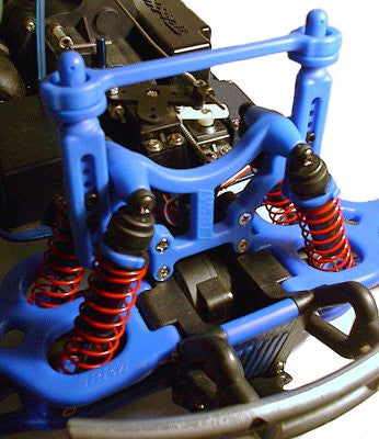 T-Maxx & E-Maxx Shock Tower & Body Mounts Blue