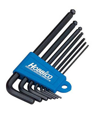 7-Piece Ball Tip Hex L Wrench Metric