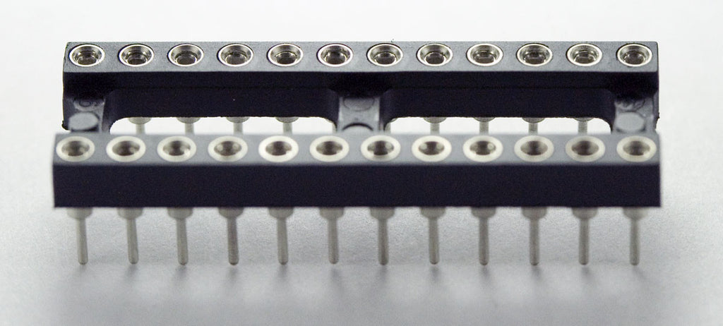 IC Socket 24-Pin Narrow – Hobby Engineering