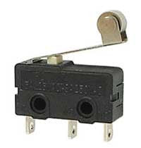 Microswitch: 5A, Lever Actuator w/ Roller