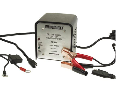 FULLY AUTOMATIC CHARGING SYSTEM FOR LEAD-ACID BATTERIES - 12V / 1.25A