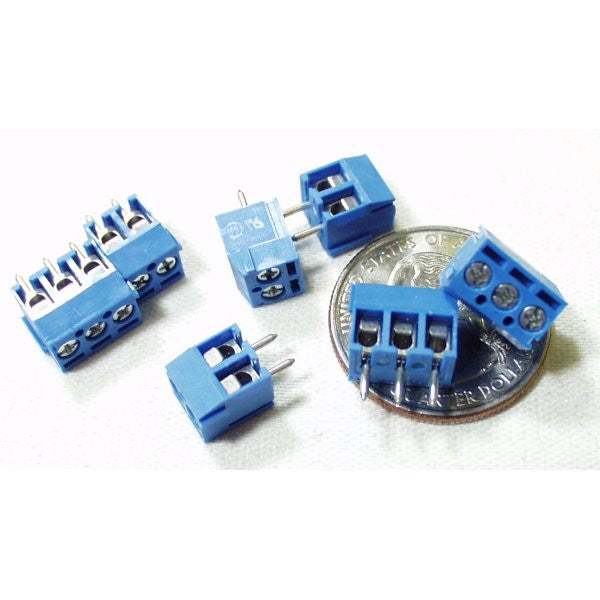 Screw Terminal Block: 3 Position, 3.5mm Pitch – Hobby Engineering