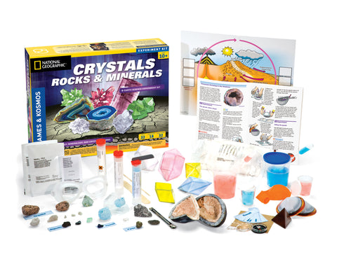 Crystals, Rocks & Minerals