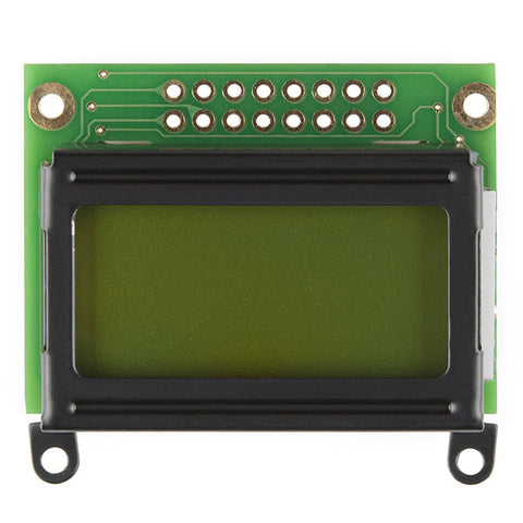 Basic 8x2 Character LCD - Black on Green 5V