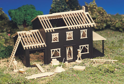 House Under Construction (HO Scale)
