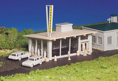 Drive-In Burger Stand (HO Scale)