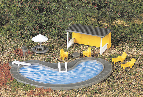 Swimming Pool & Accessories (HO Scale)